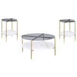 Jonelle - Round Coffee Table Set by Coaster Fine Furniture | Bel Furniture