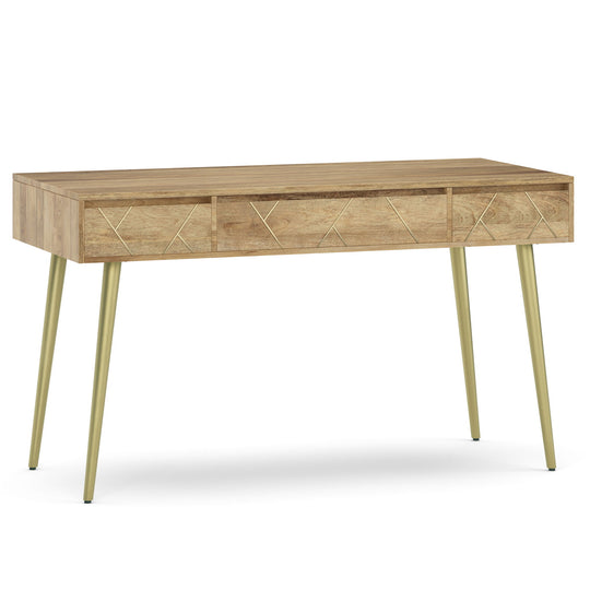 Jager - Desk - Natural by Simpli-Home | Bel Furniture