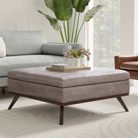 Owen - Multifunctional Square Coffee Table Storage Ottoman - view 66