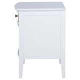 Bexhill - 1-Drawer Nightstand Bedside Table - White by Coaster Fine Furniture | Bel Furniture