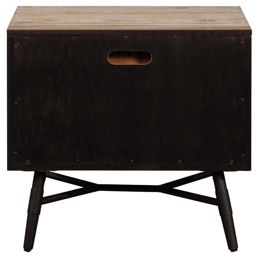 Marlow - 2-Drawer Nightstand - Rough Sawn Multi