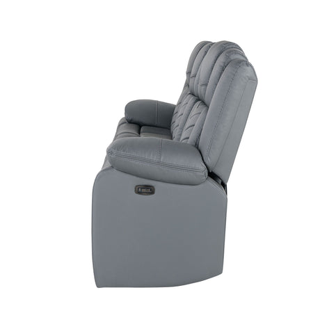 Raize - Power Recliner With LED Functionality - Gray - view 6