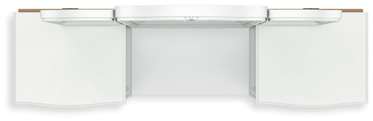 Kozlani - Vanity With Mirror - White