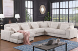 Nadine - Corduroy Modular Corner Sectional Sofa With Left Facing Chaise by Lilola Home | Bel Furniture