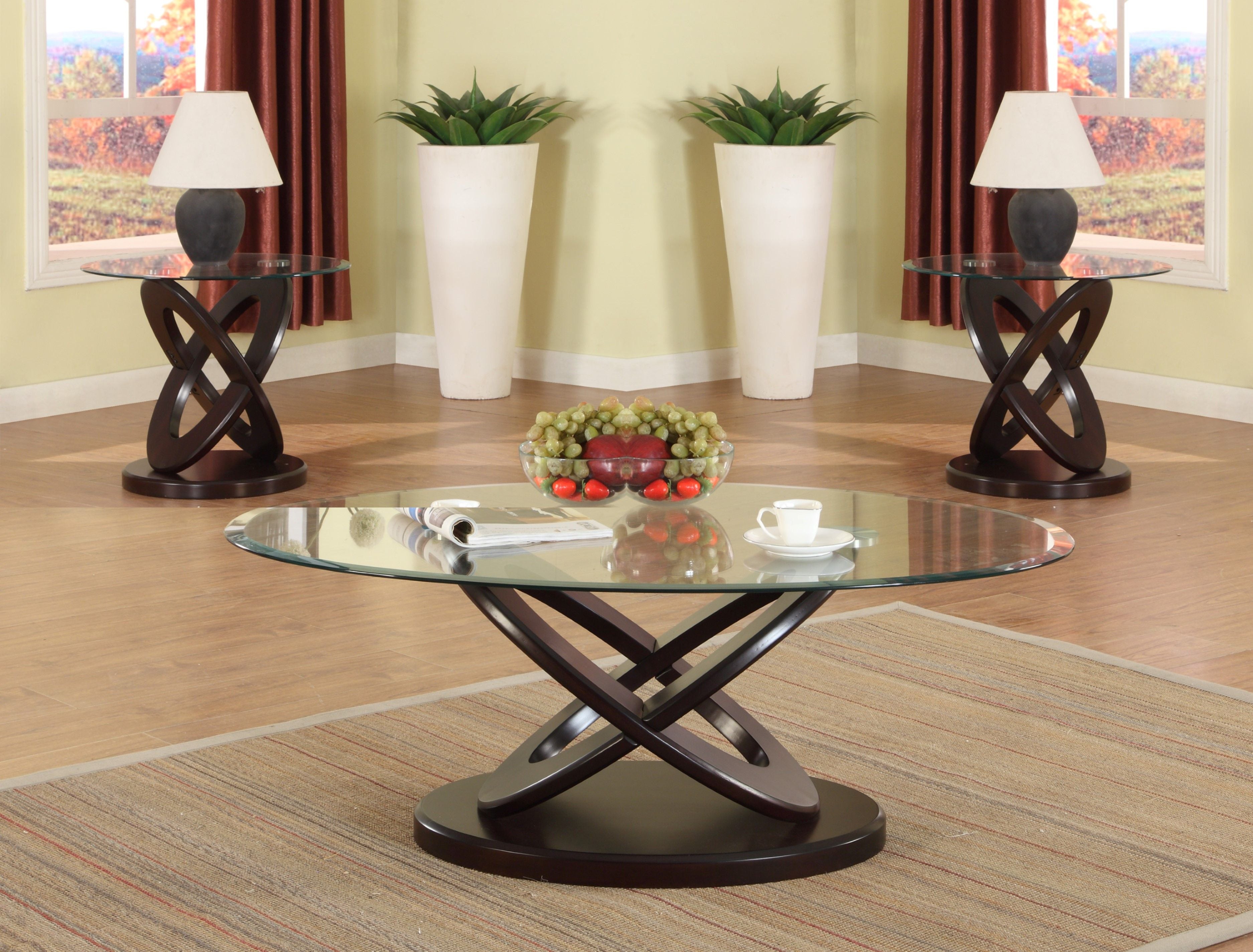 Cyclone - Coffee Table Base - Brown