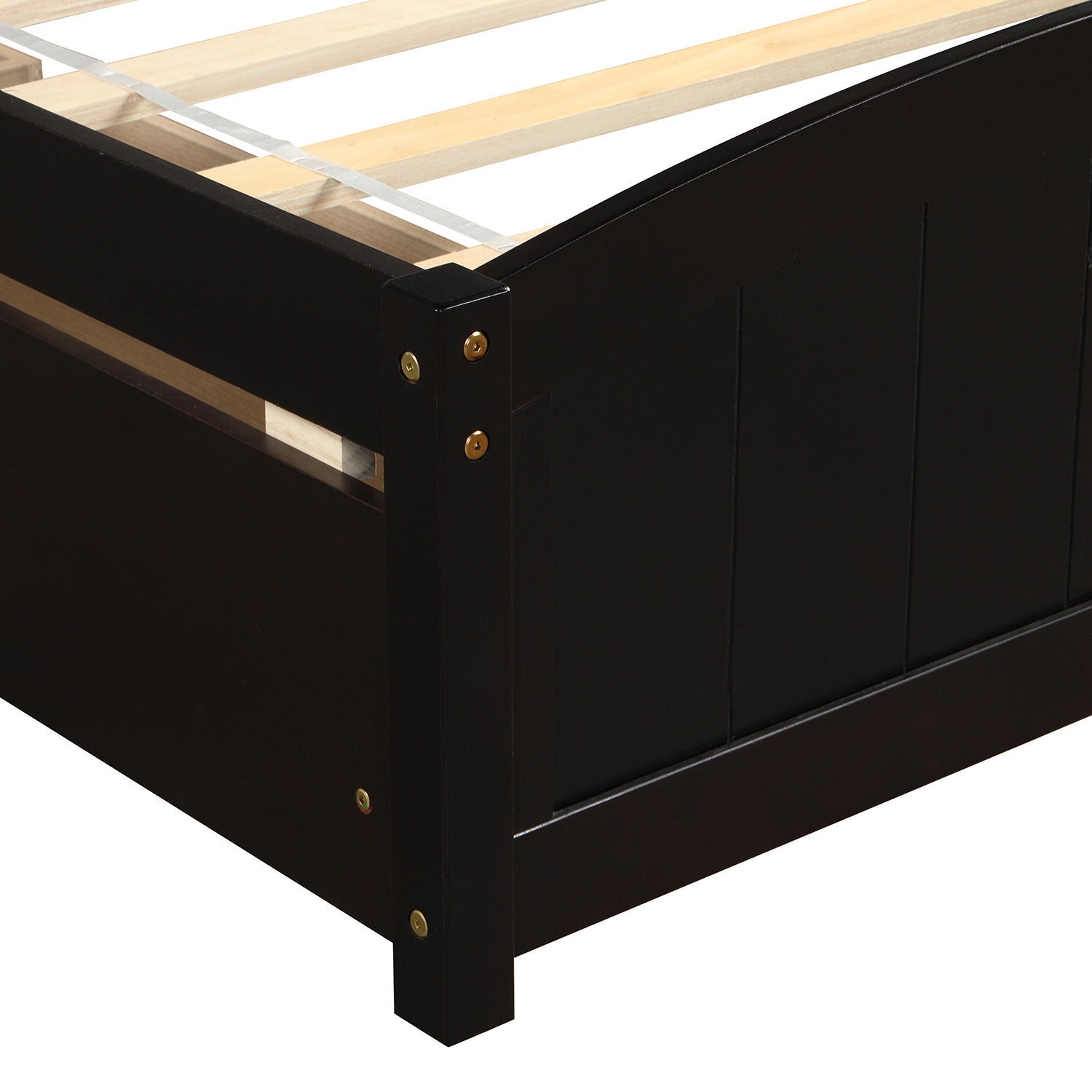 Twin Size Platform Bed With Two Drawers