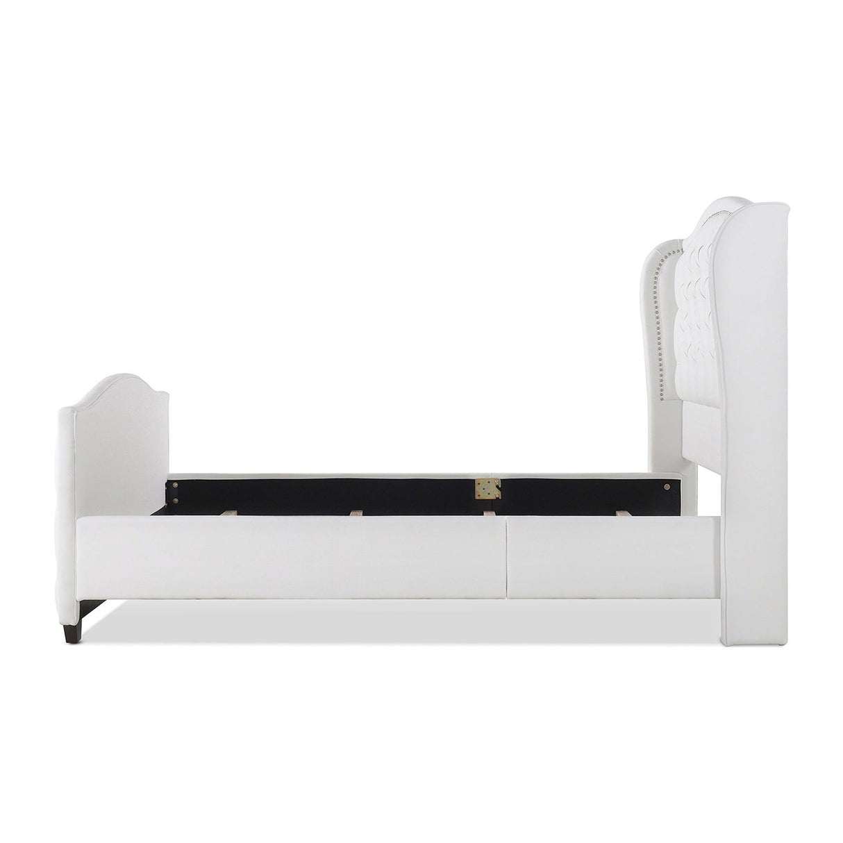 Marcella - Upholstered Shelter Headboard Bed Set by Jennifer Taylor Home | Bel Furniture