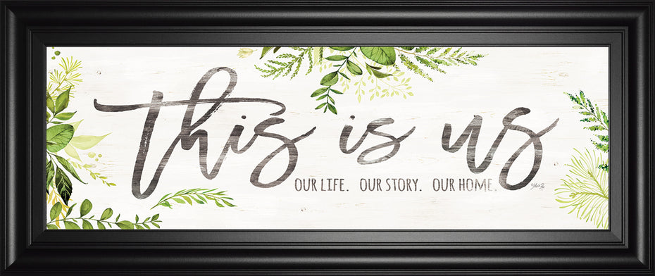 This Is Us By Marla Rae - Framed Print Wall Art - Green