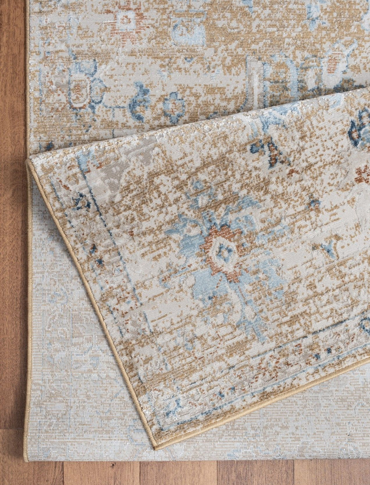 Noble - 5'3" X 7'3" Area Rug - Gold by Icona Home Decor | Bel Furniture