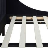 Aspen - Vertical Tufted Modern Headboard Platform Bed Set by Jennifer Taylor Home | Bel Furniture