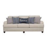 Glenn - Upholstered English Arm Sofa - Light Gray And Blue by CoasterElevations | Bel Furniture