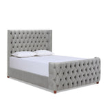 Brooklyn - Tufted Panel Bed Headboard And Footboard Set by Jennifer Taylor Home | Bel Furniture