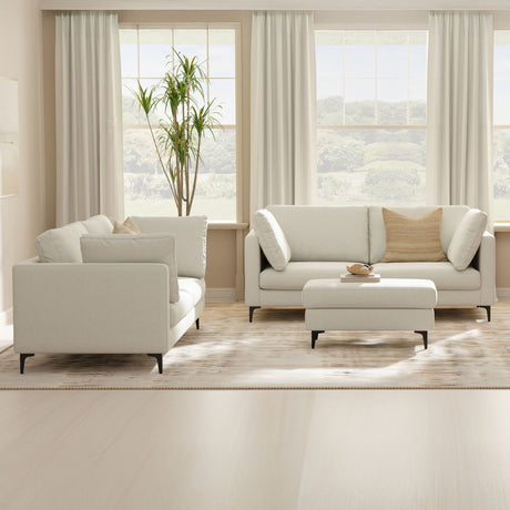 Ava - Mid Century Sofa With Ottoman Set - view 18