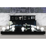 Elisa - Vanity Set With Stool And LED Bulbs