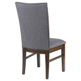 Sherwood - Upholstered Dining Side Chair (Set of 2) - Gray by Coaster Fine Furniture | Bel Furniture