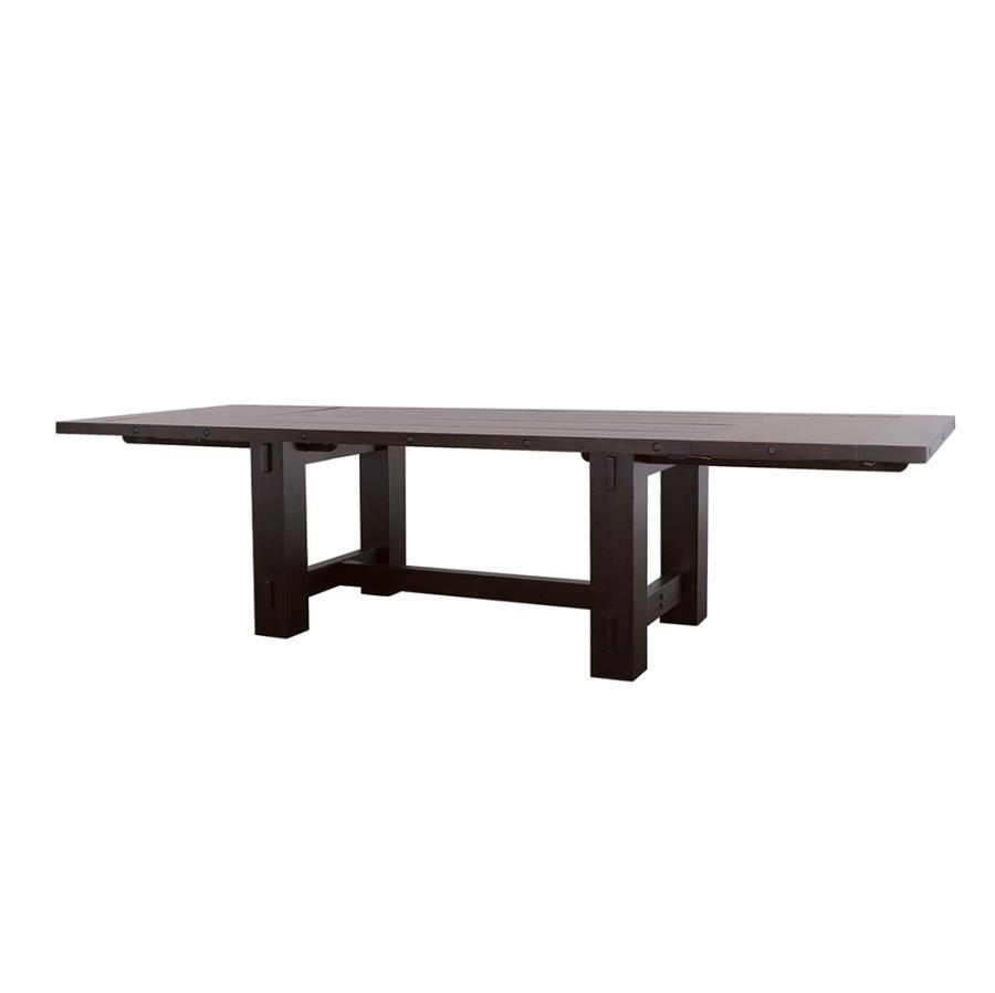 Calandra - Rectangle Dining Table With Extension Leaf - Vintage Java