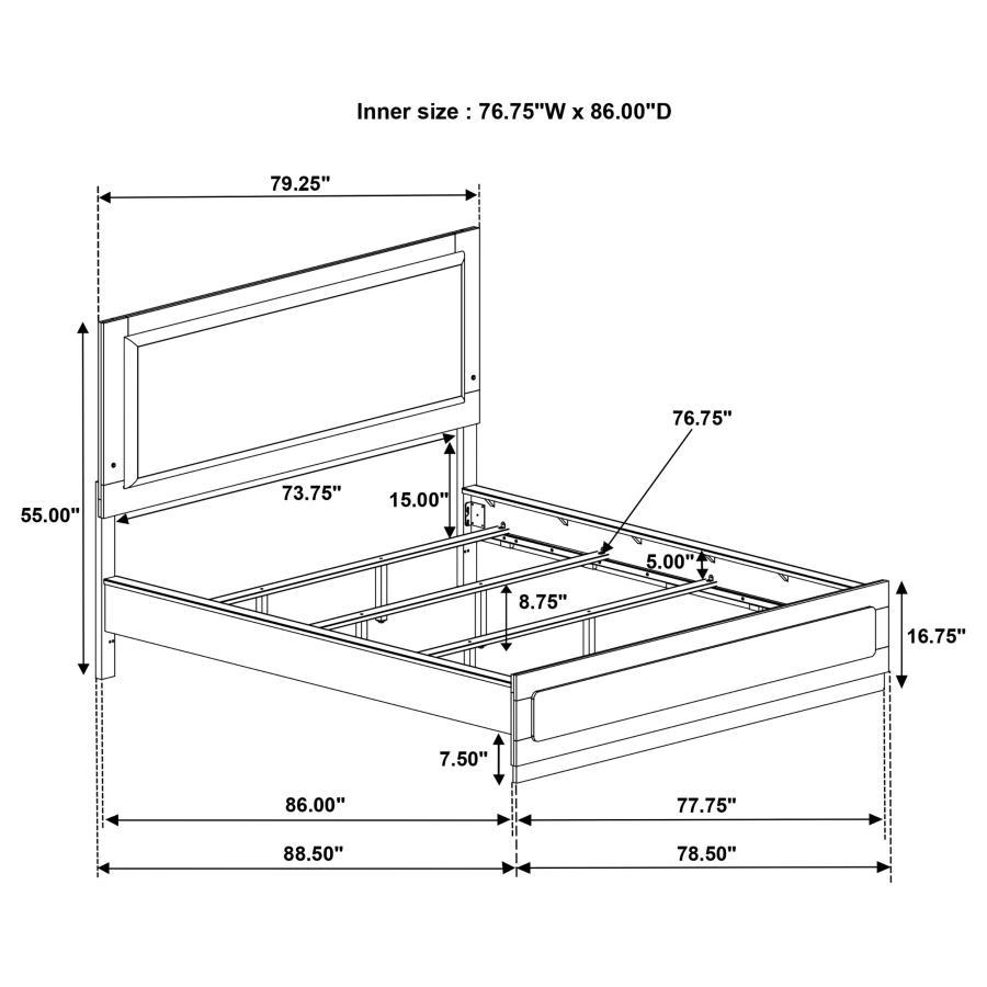 Caraway - Bedroom Set With LED Headboard