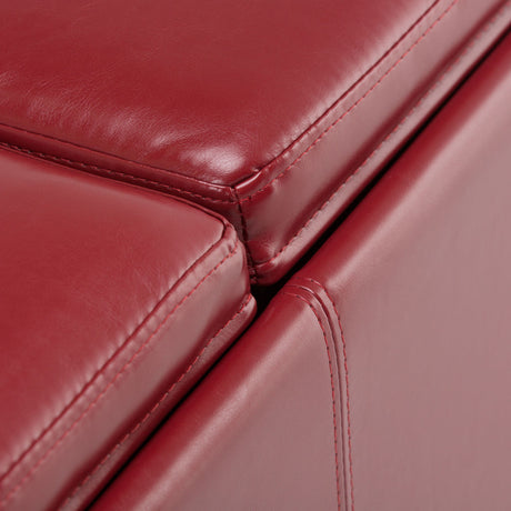 Avalon - Upholstered Storage Ottoman by Simpli-Home | Bel Furniture
