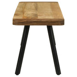 Maverick - Wood Dining Bench - Natural Mango And Black by Coaster Fine Furniture | Bel Furniture