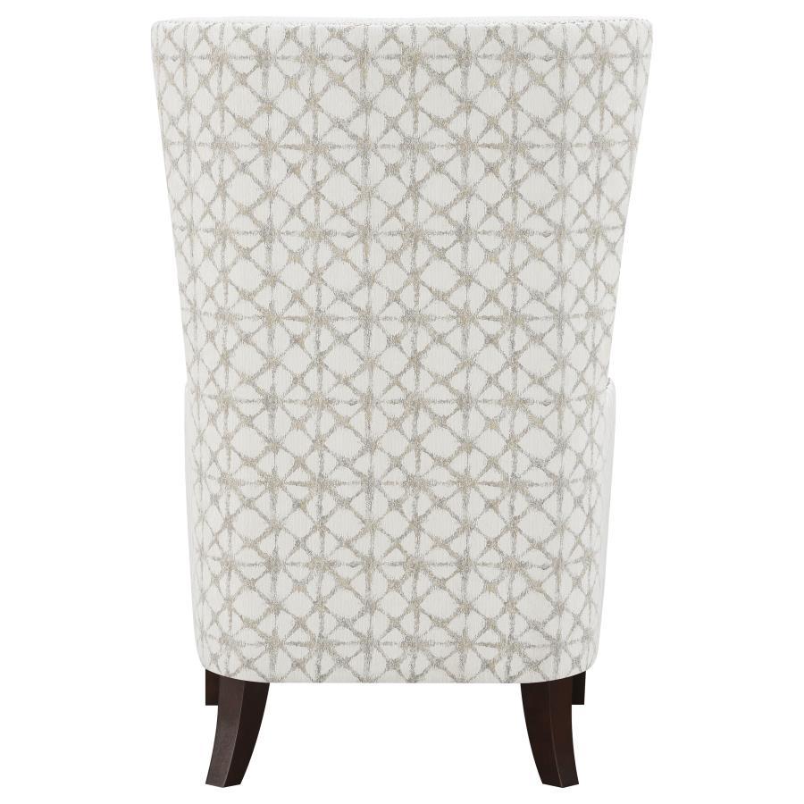 Pippin - Upholstered Wingback Accent Chair - Latte