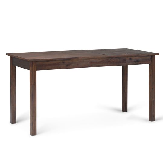 Monroe - Desk - Distressed Charcoal Brown by Simpli-Home | Bel Furniture
