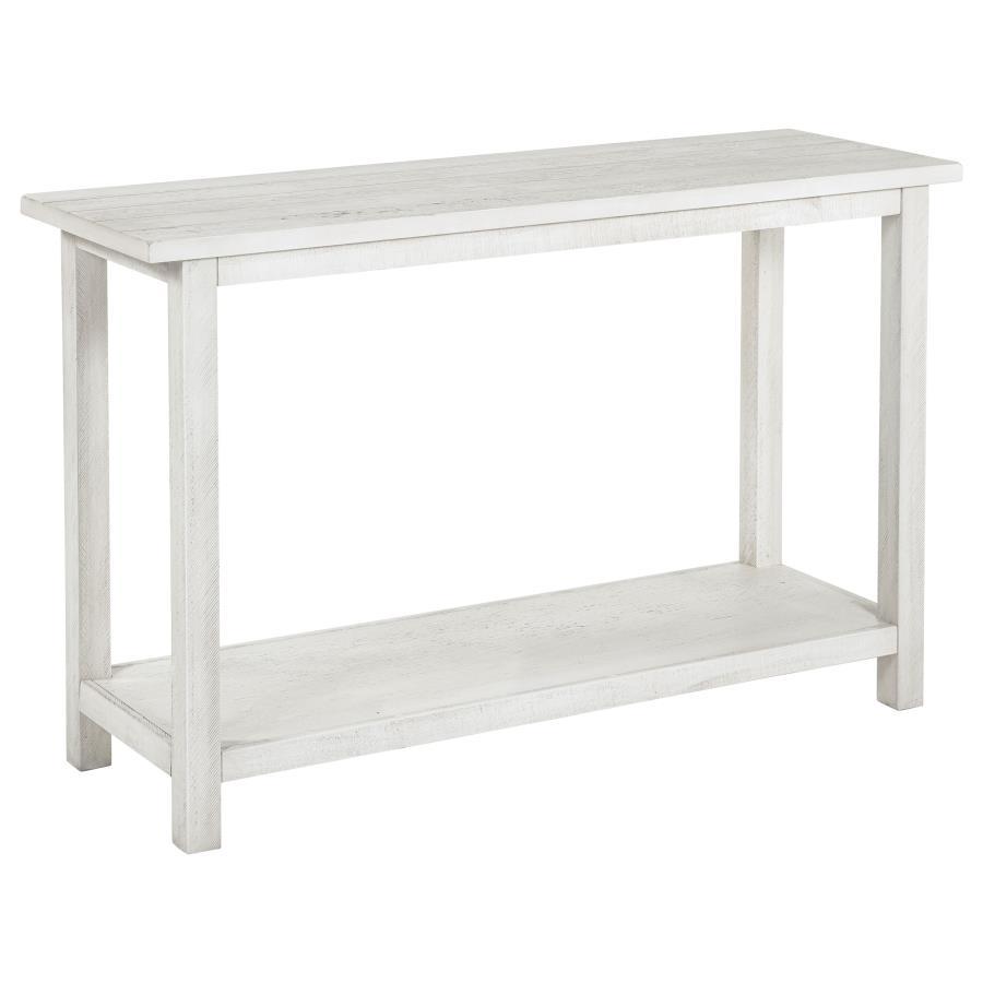 Payne - Wood Entryway Sofa Console Table White by Coaster Fine Furniture | Bel Furniture