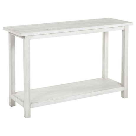 Payne - Wood Entryway Sofa Console Table White by Coaster Fine Furniture | Bel Furniture