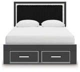 Zuraleus - Upholstered Panel Platform Storage Bedroom Set