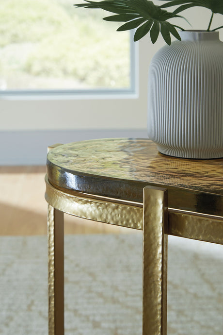 Porterville - Accent Table - Gold Finish - view 5