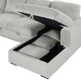 Devonshire - Sleeper Sectional Sofa Storage Chaise