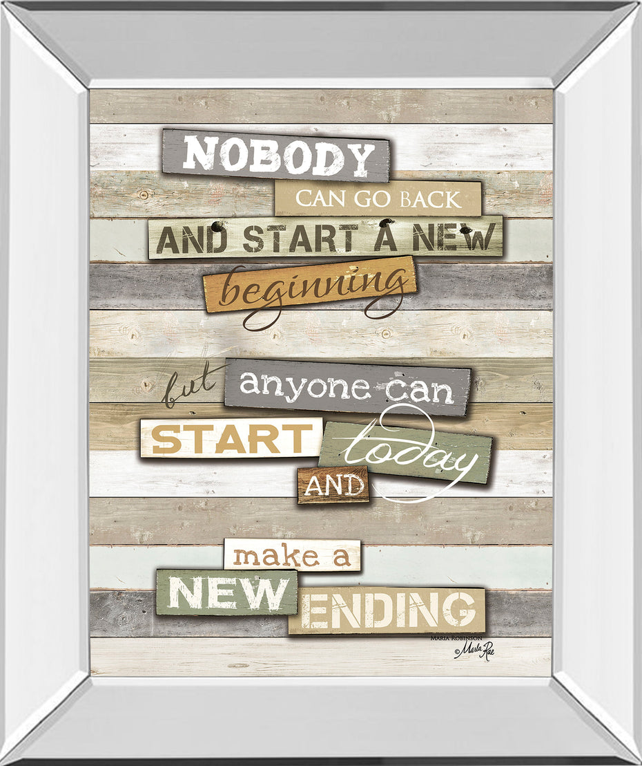 New Ending By Marla Rae - Print Wall Art - Beige