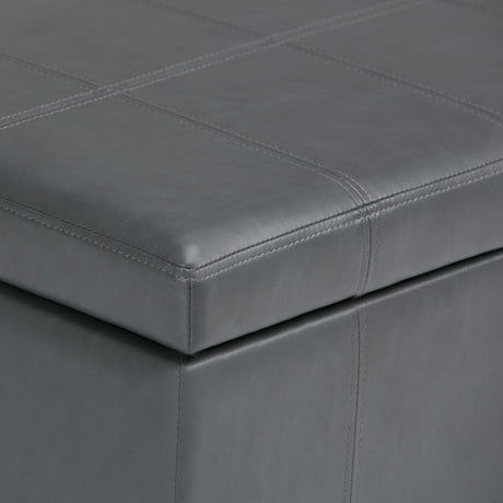 Amelia - Transitional Storage Ottoman Bench by Simpli-Home | Bel Furniture