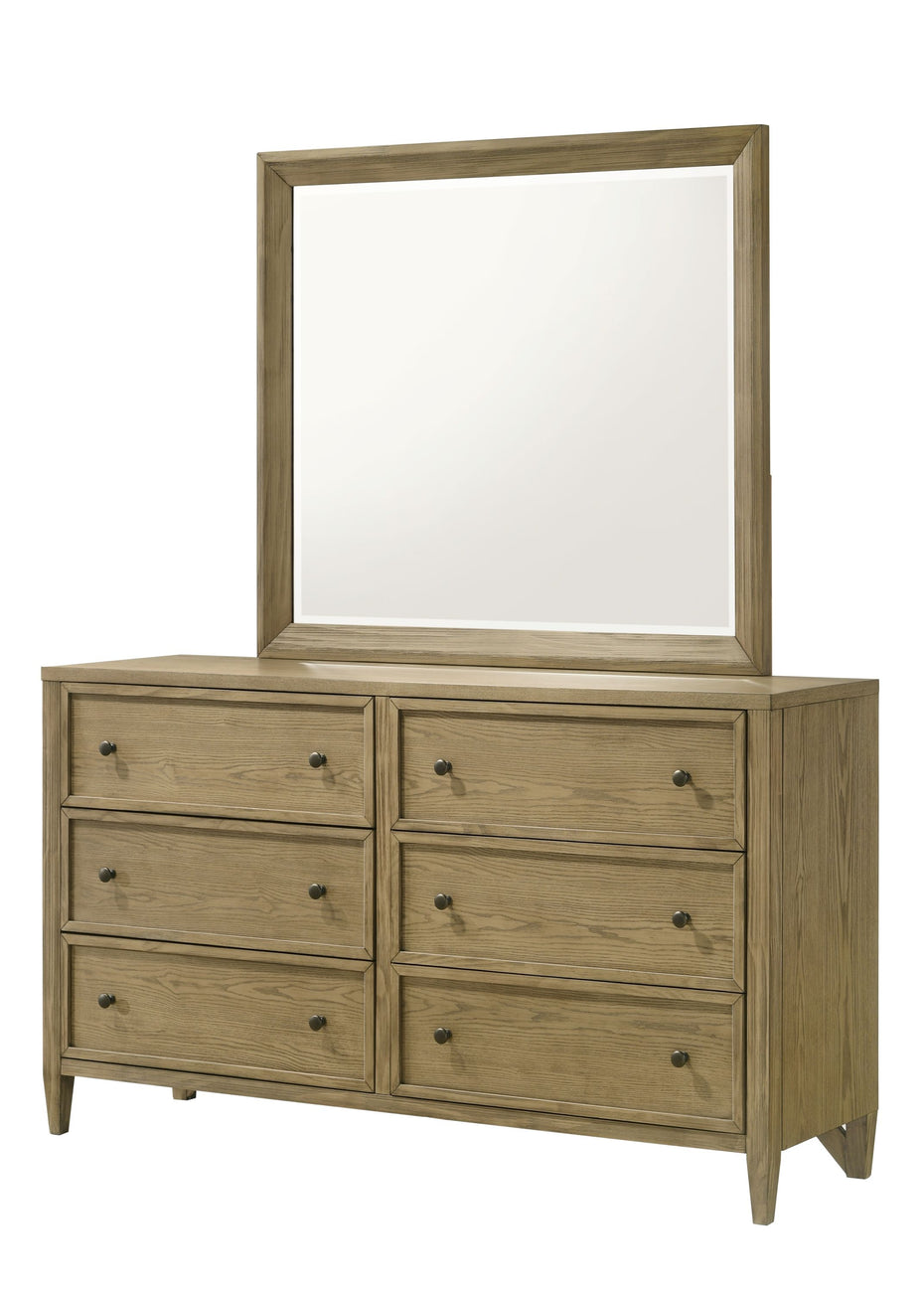 Sienna - Dresser & Mirror - Ash