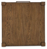 Cabalynn - Light Brown - Square End Table by Signature Design by Ashley® | Bel Furniture