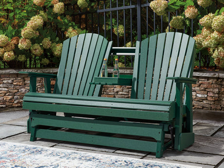 Shell Beach - Loveseat Glider - Green - view 6