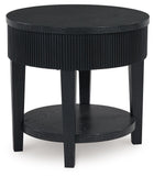Marstream - Round End Table - Black