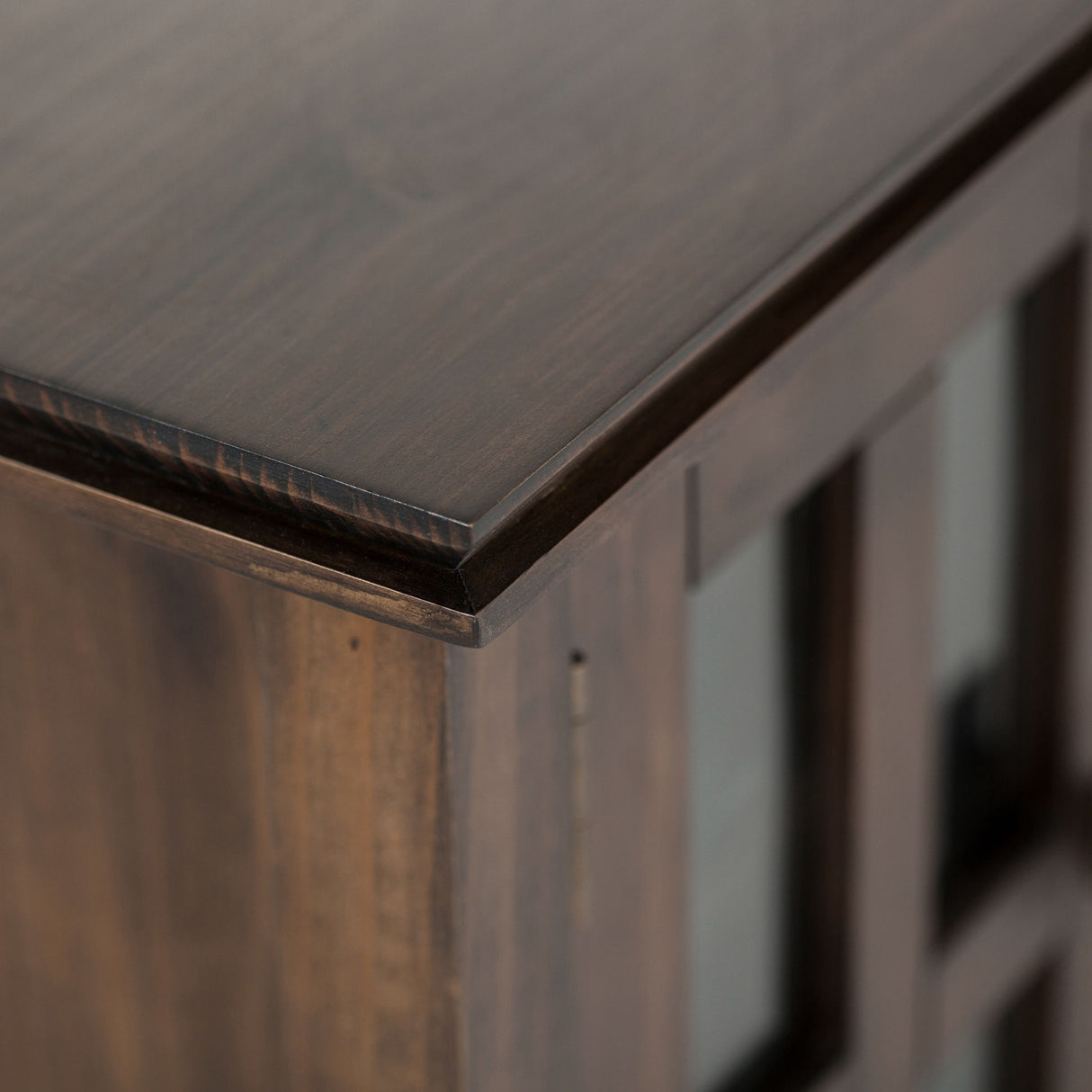 Artisan - TV Media Stand - Natural Aged Brown by Simpli-Home | Bel Furniture