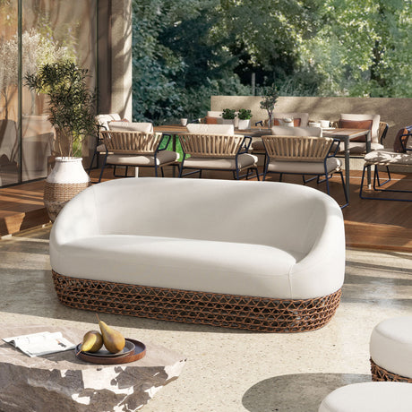 Willow - Upholstered Patio Deep Seating Sofa - view 9
