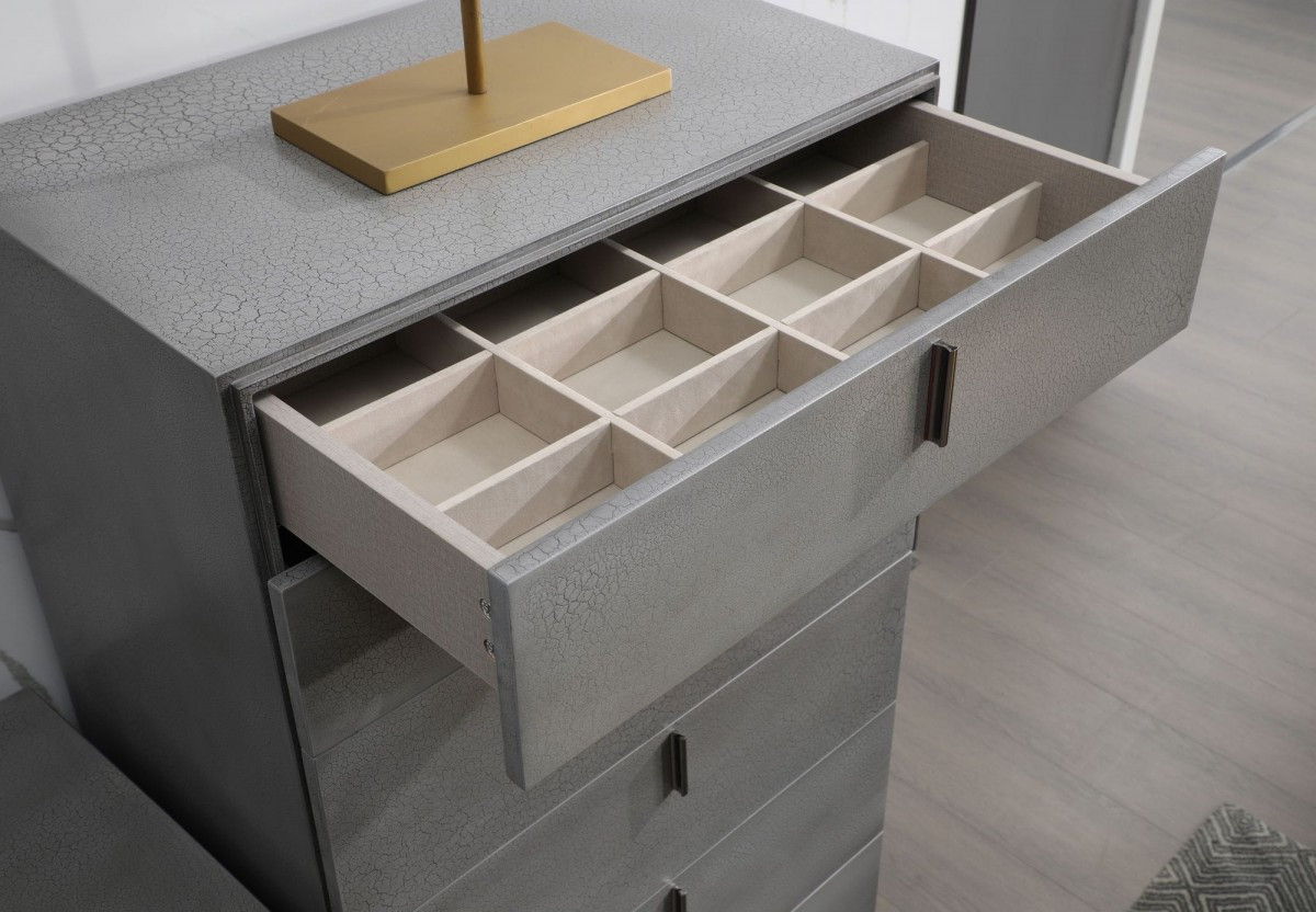 Six Drawer Chest - Gray