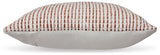 Nashlin - Pillow (Set of 4) - White / Rust