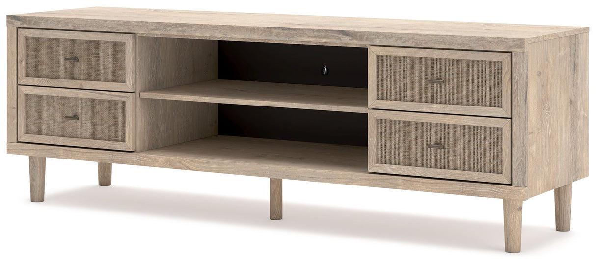Cielden - Two-tone - Extra Large TV Stand by Signature Design by Ashley® | Bel Furniture