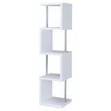 Baxter - 4-shelf Bookcase by CoasterEveryday | Bel Furniture