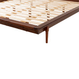 King Platform Bed Frame - Walnut