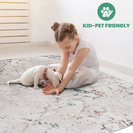 Marfi - 6' X 9' Contemporary Area Rug - Multi - view 6