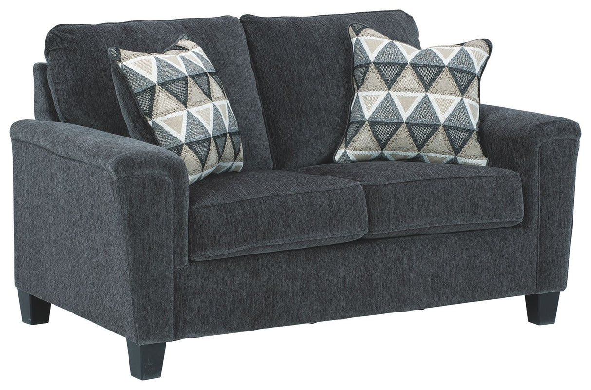 Abinger - Loveseat Dark Gray by Signature Design by Ashley® | Bel Furniture