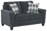Abinger - Loveseat Dark Gray by Signature Design by Ashley® | Bel Furniture