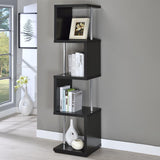 Baxter - 4-shelf Bookcase by CoasterEveryday | Bel Furniture
