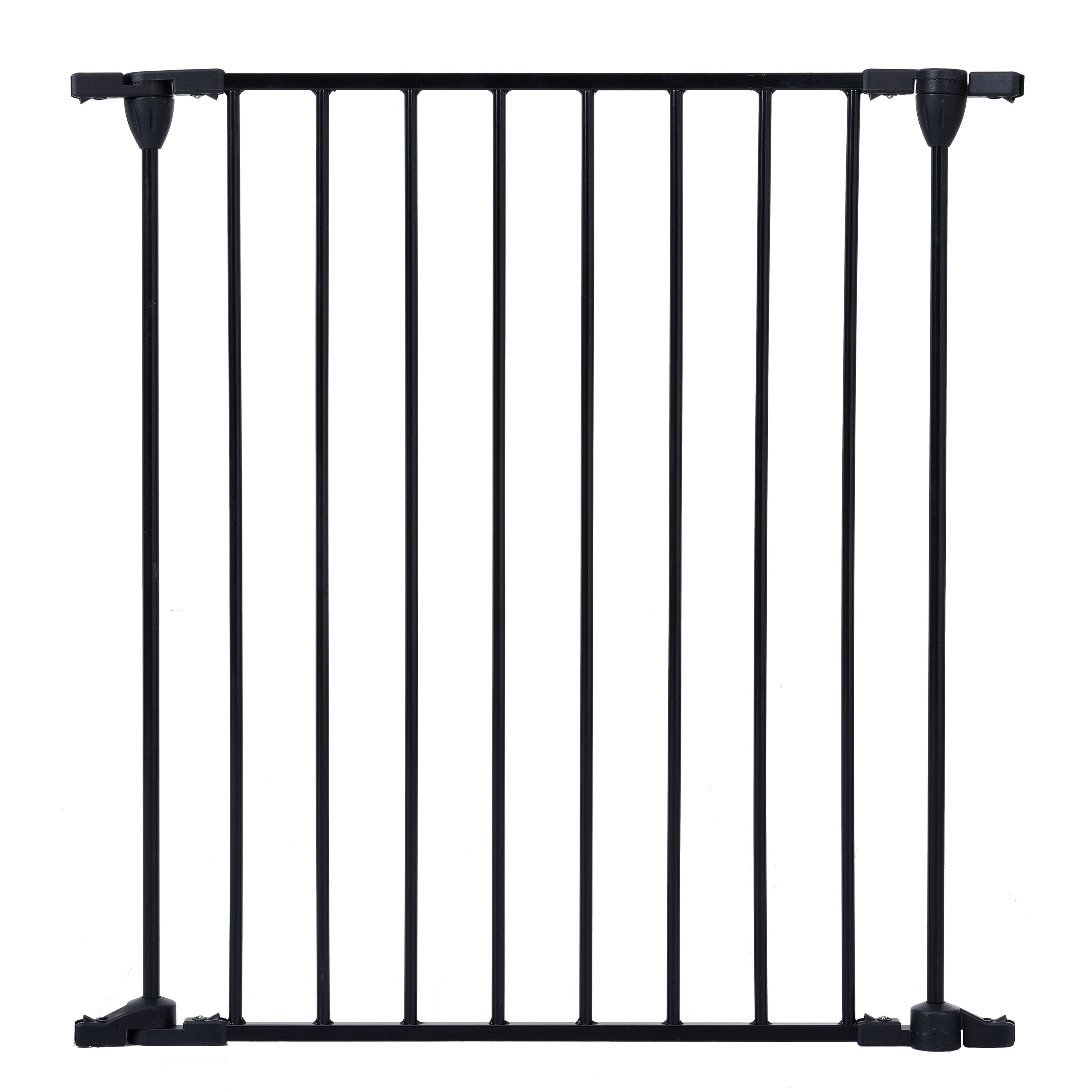 Adjustable Safety Gate Play Yard Metal Doorways Fireplace Fence Christmas Tree Fence Gate For House Stairs Gate Prohibited Area Fence