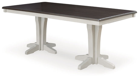 Darborn - Gray / Brown - Dining Table by Signature Design by Ashley® | Bel Furniture
