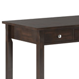 Avalon - Large Desk - Tobacco Brown by Simpli-Home | Bel Furniture